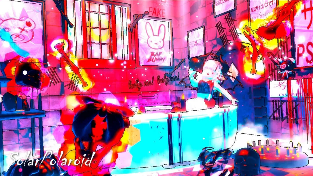 Bathtub horror - Comms for @wolf04725997 on Twitter